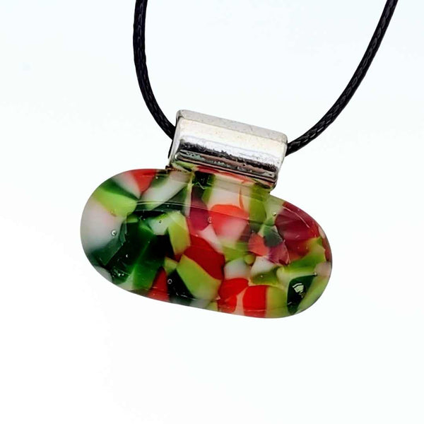 Colourful Oval Glass Pendant | Jolly Collection