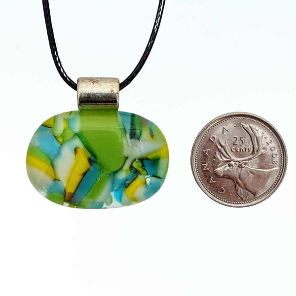 Oval Glass Pendant | Monet Collection
