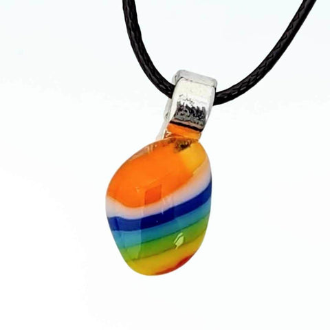 Colourful Glass Pendant | Rainbow Collection